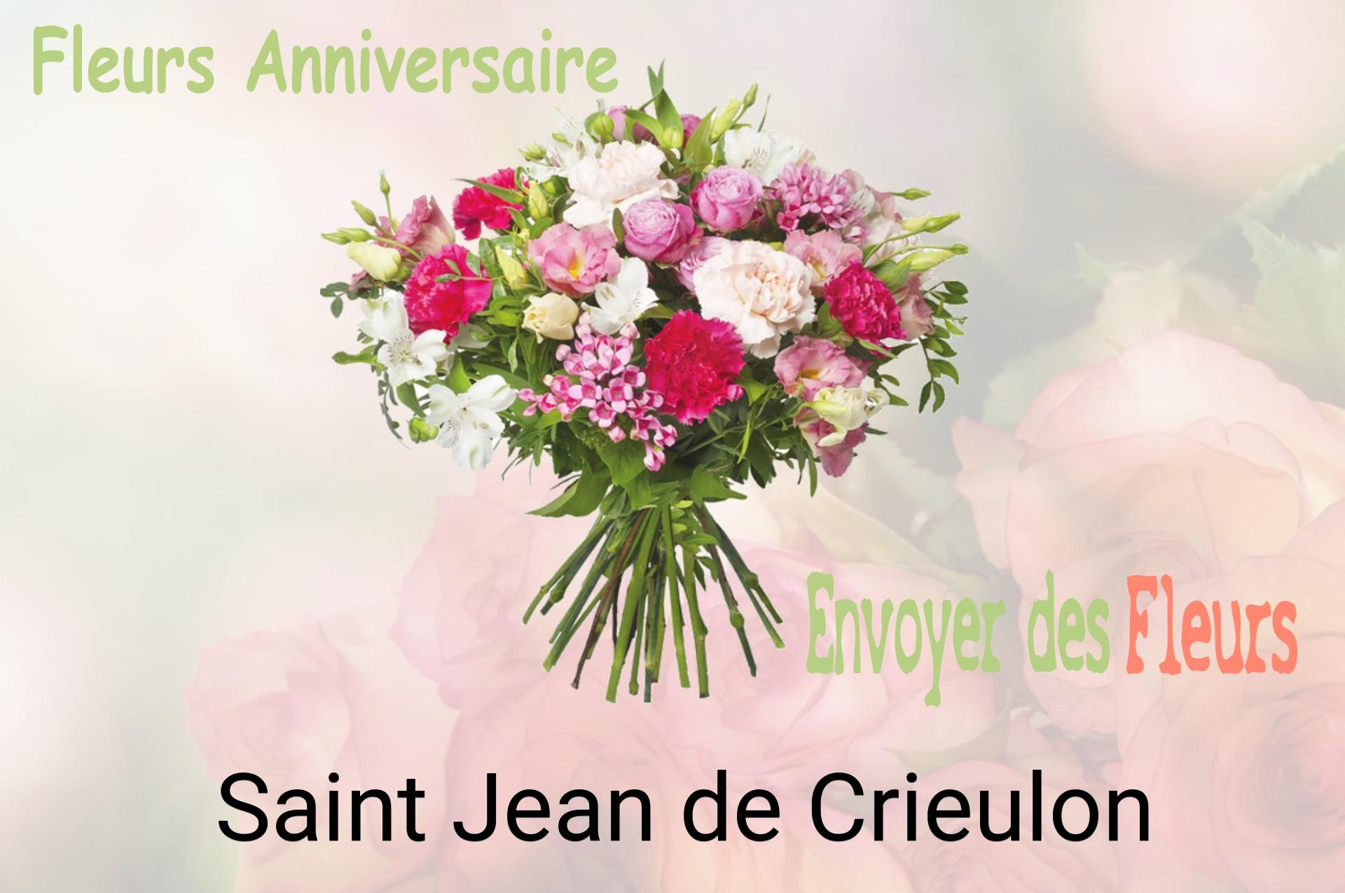 Bouquet de fleurs d’anniversaire livré à Saint-Jean-de-Crieulon